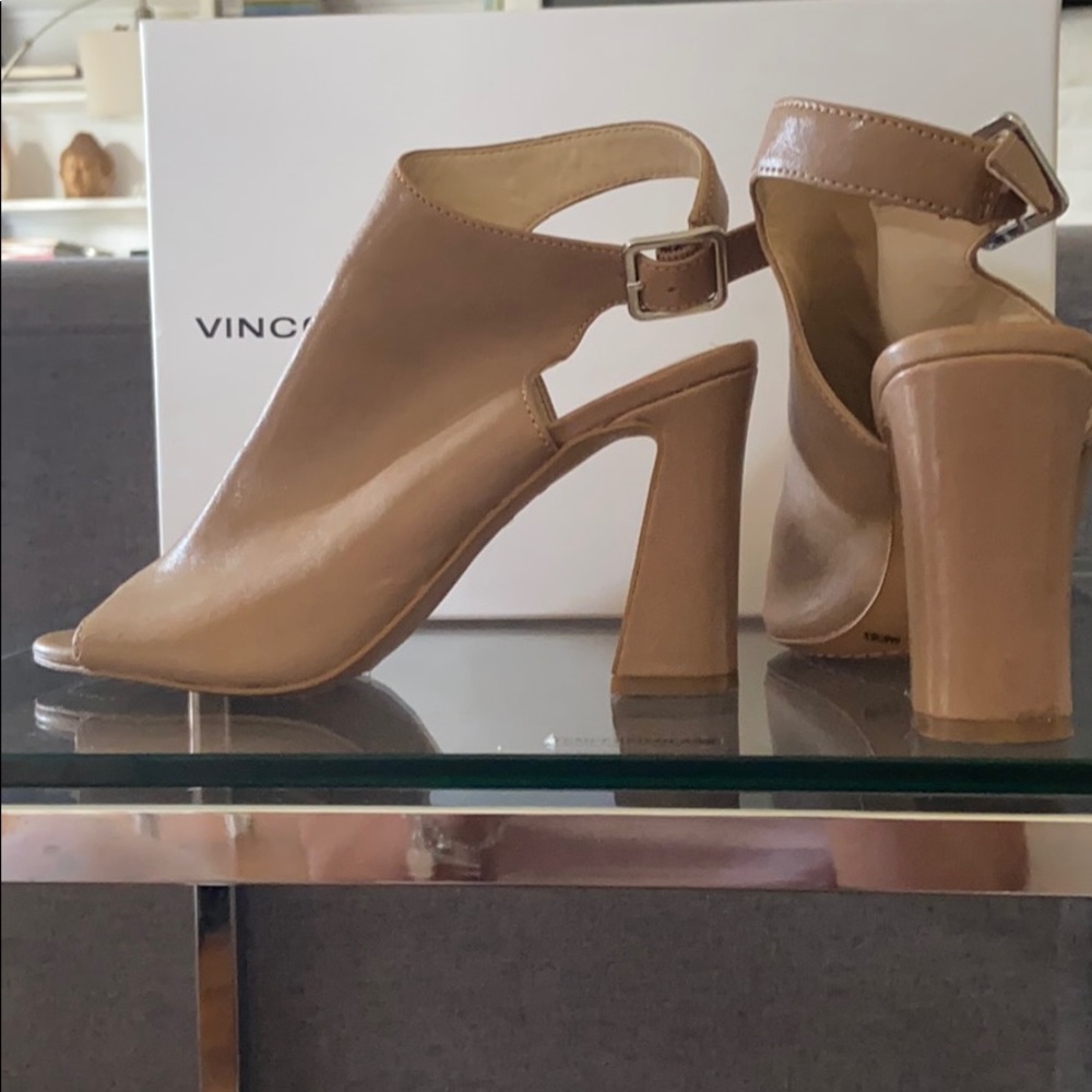 Vince Camuto Heels in Tan Neutral Color